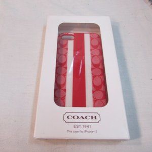 Coach Signature Cell Phone Case